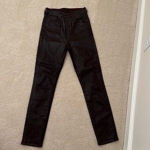 Citizens of Humanity Olivia high rise slim ankle size 26 dark purple/plum jeans